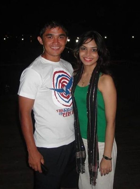 11 June 2004: Sonam Bhattacharya and Sunil Chhetri