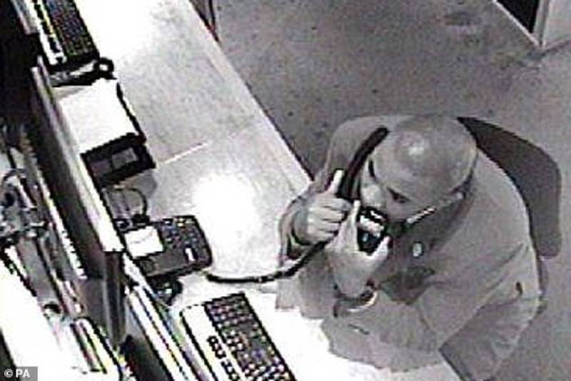 A CCTV footage of Monde Mbolombo while talking to taxi driver zola Tongo in November 2010