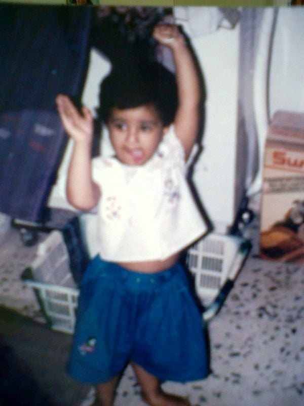 A Childhood Picture of Disha Salian