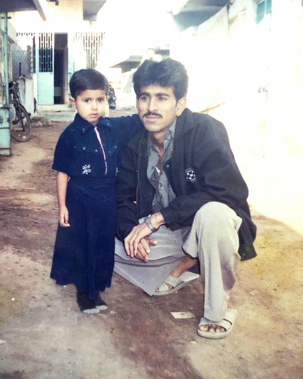 A Childhood Picture of Kinjal Dave