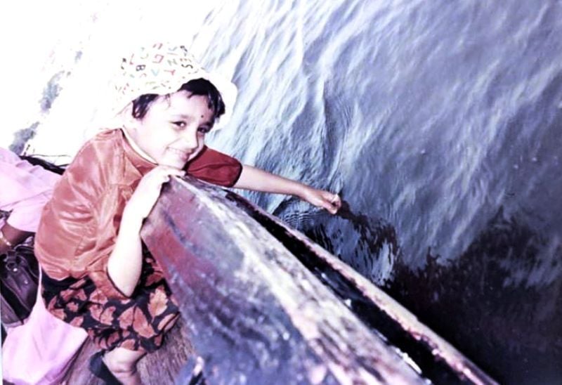 A Childhood picture of Spruha Joshi