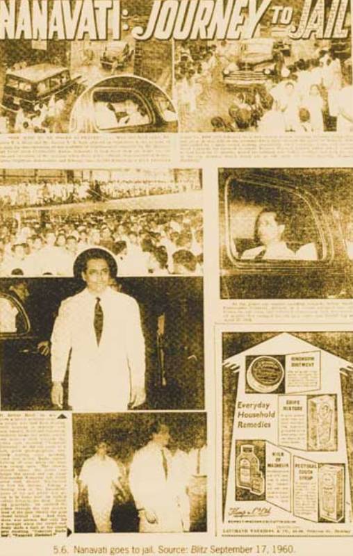 A Tabloid Covering the Story of the Jail Term of Nanavati