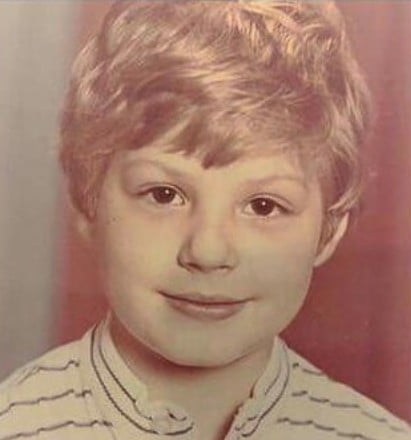 A childhood picture of Andriy Yermak