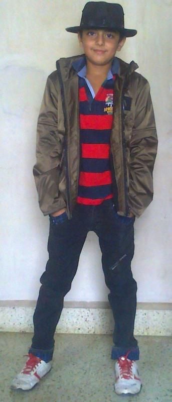 A childhood image of Chirag Katrecha