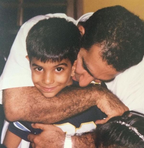 A childhood image of Jehan Daruvala