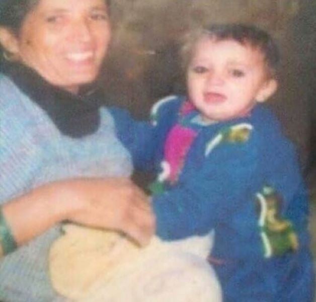 A childhood image of Parvesh Bhainswal