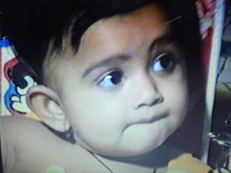A childhood image of Rasika Sunil