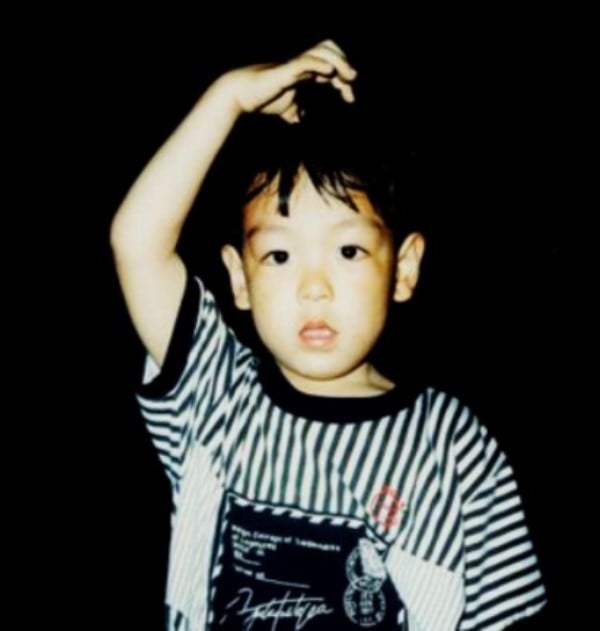 A childhood image of T.O.P