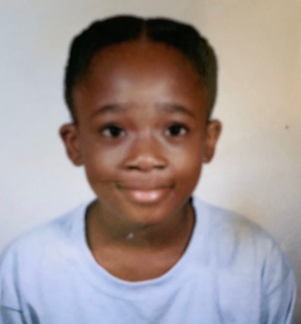 A childhood photo of Aaron Jones