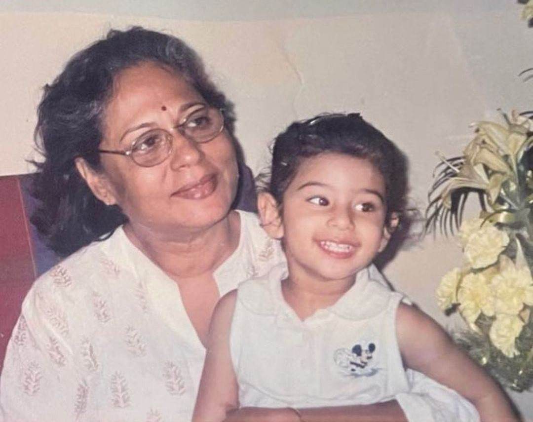 A childhood photo of Kalyani Saha Chawla