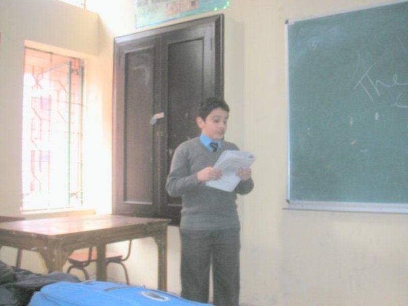 A childhood photo of Kunj Anand