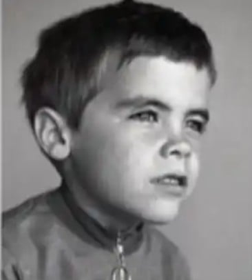 A childhood photo of Mark Carney