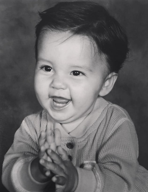 A childhood photo of Sam Kerr