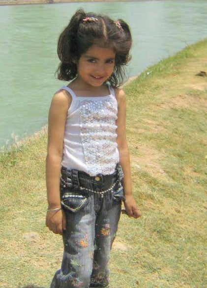 A childhood picture of Aarchi Sachdeva