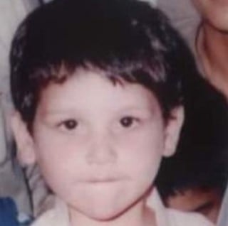 A childhood picture of Abdullah Ejaz