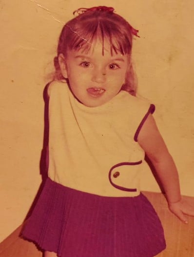 A childhood picture of Alicia Villarreal