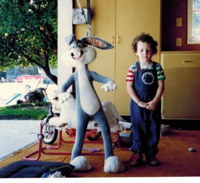 A childhood picture of Anton Yelchin