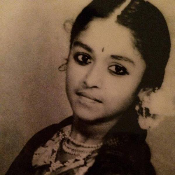 A childhood picture of B. Saroja Devi