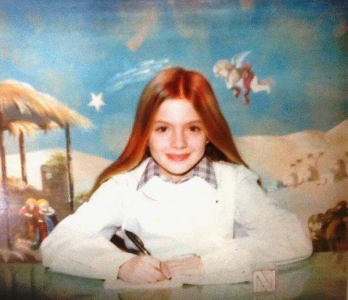 A childhood picture of Benedicta Boccoli