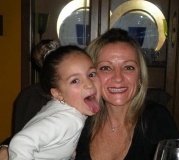 A childhood picture of Bhad Bhabie