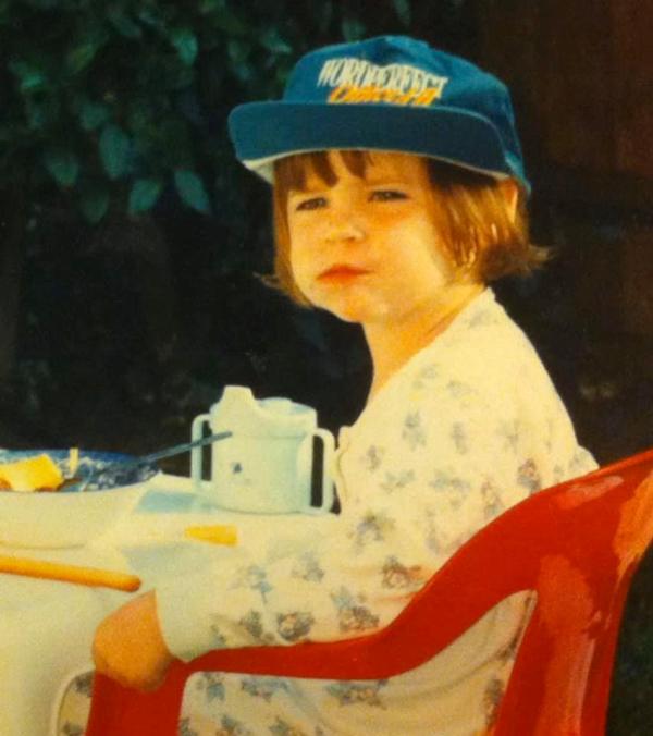 A childhood picture of Bishop Briggs