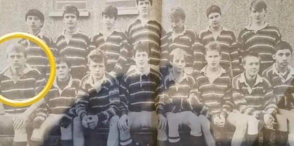 A childhood picture of Daniel Craig in his school