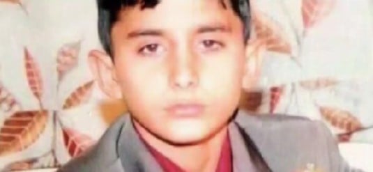 A childhood picture of Davinder Bambiha