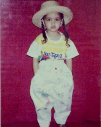 A childhood picture of Deedar Kaur