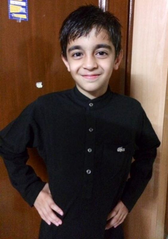 A childhood picture of Dilshan Mann