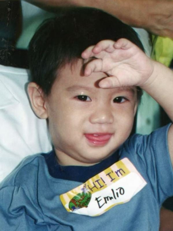 A childhood picture of Emilio Daez