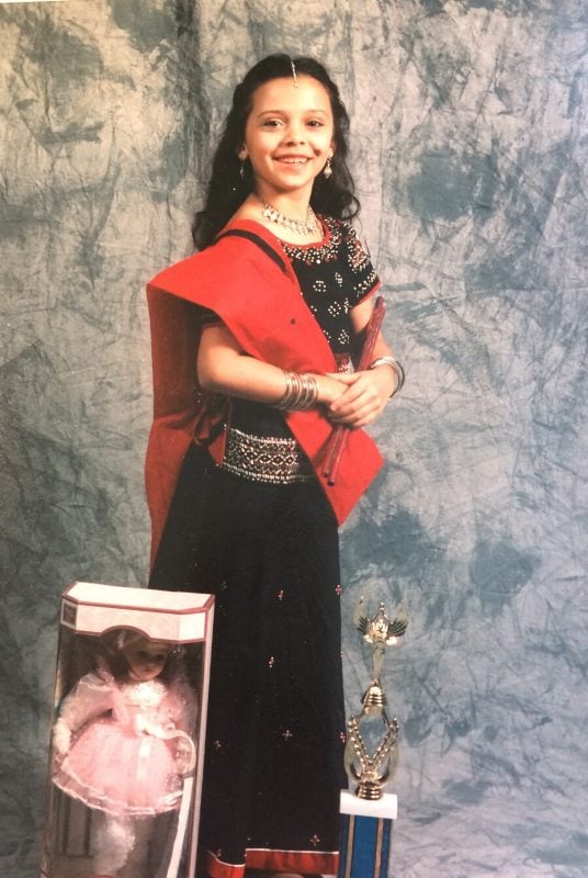 A childhood picture of Emily Shah