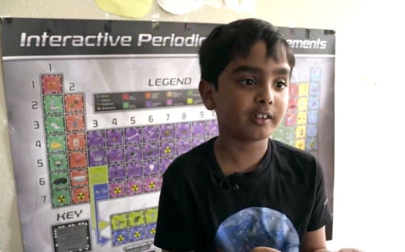 A childhood picture of Faizan Zaki