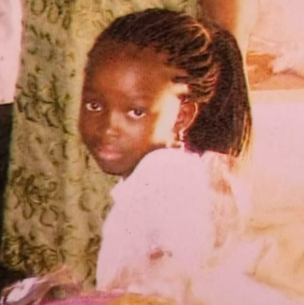 A childhood picture of Fatima Bojang