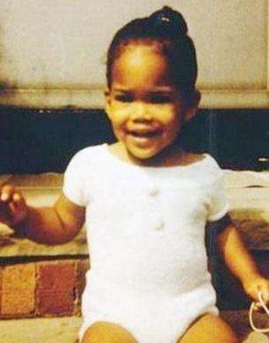 A childhood picture of Halle Berry