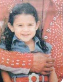 A childhood picture of Krishna Shroff