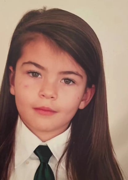 A childhood picture of Kristie Kirilova