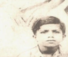 A childhood picture of M. T. Vasudevan Nair