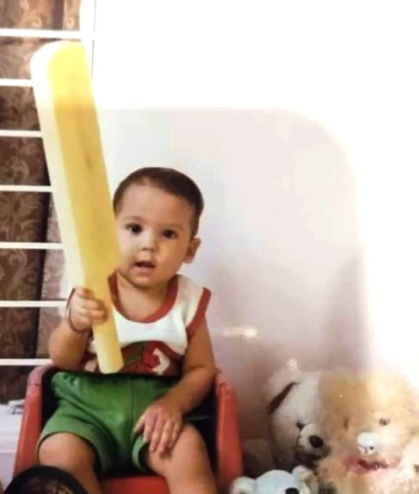 A childhood picture of Manmeet Singh