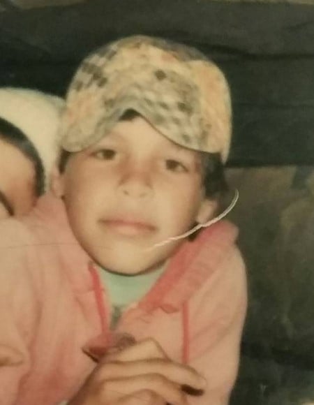 A childhood picture of Mark Kerr