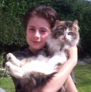 A childhood picture of Miles Routledge