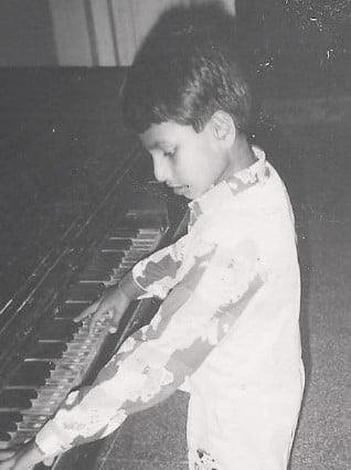 A childhood picture of Mithoon