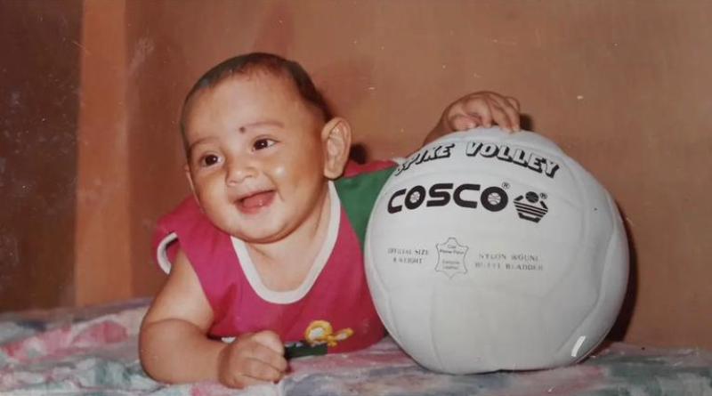 A childhood picture of Palvi Nargeta