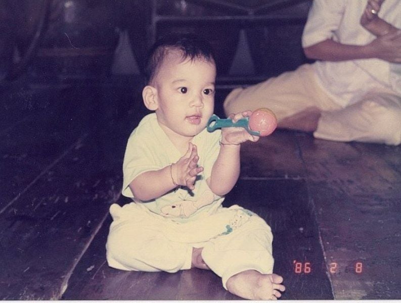 A childhood picture of Pitaka Suksawat