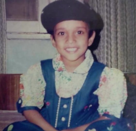 A childhood picture of Rachit Singh