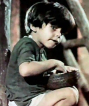 A childhood picture of Sajid Khan