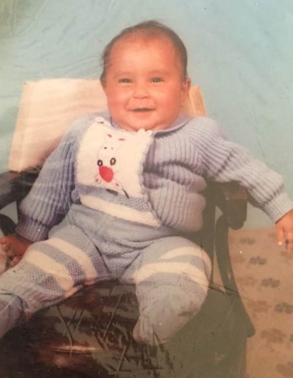 A childhood picture of Shardul Bhardwaj