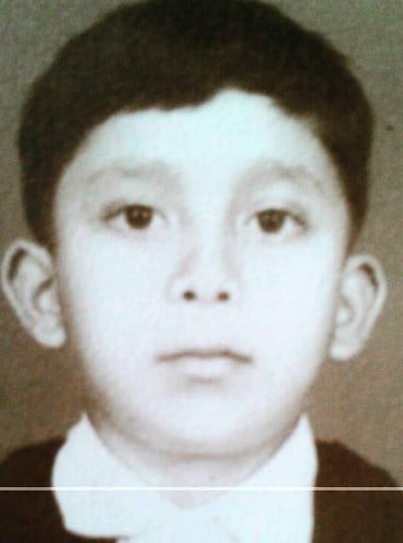 A childhood picture of Shekhar Jyoti Goswami