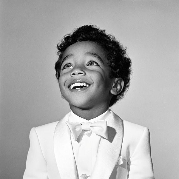 A childhood picture of Smokey Robinson