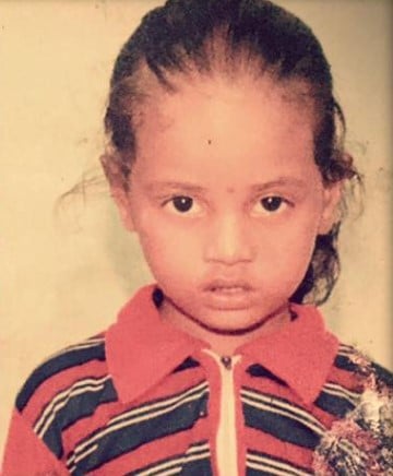 A childhood picture of Suja Varunee