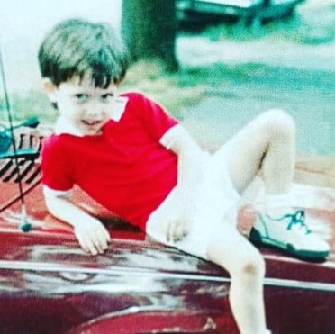 A childhood picture of Tony Hinchcliffe